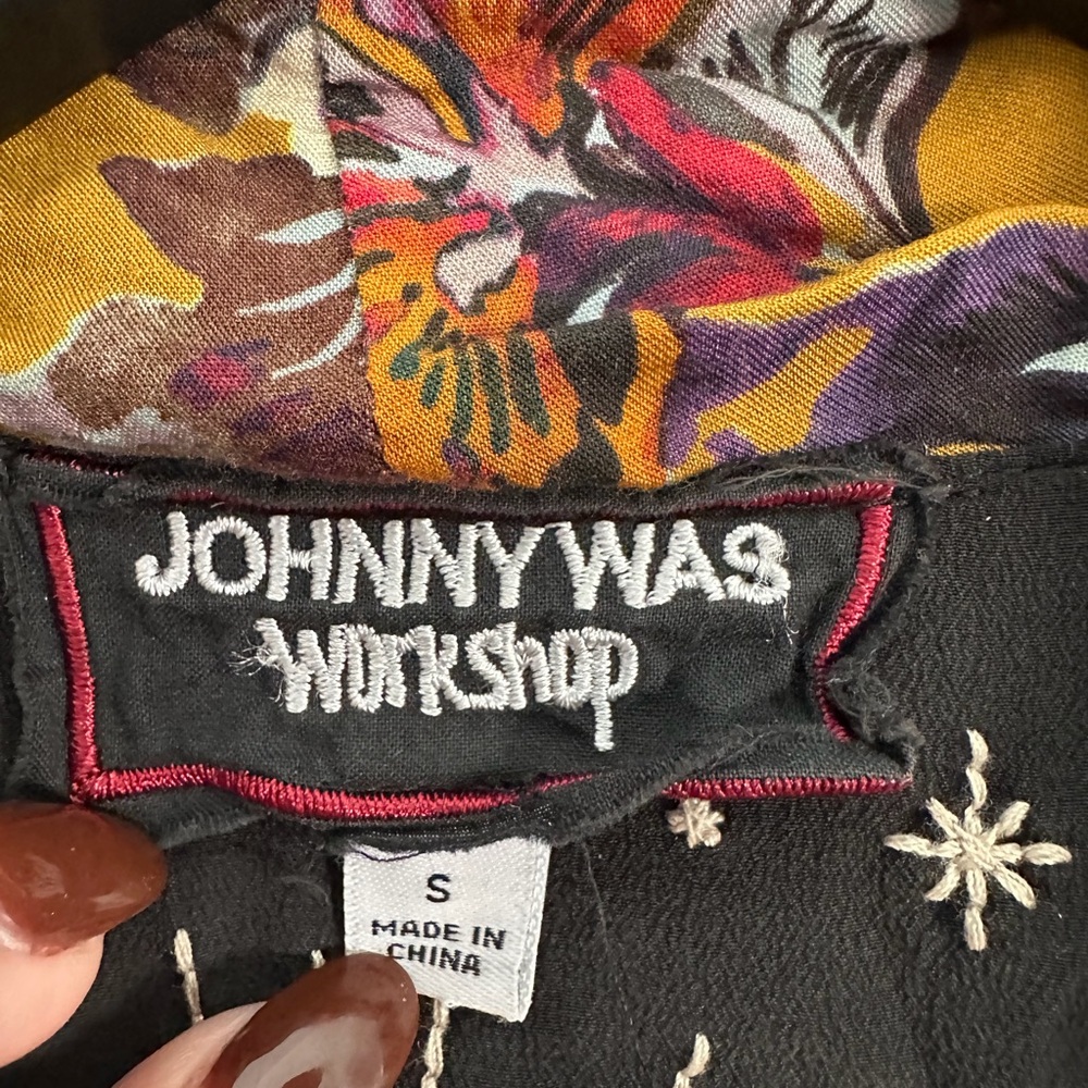 Johnny Was Floral Kimono - Picture 5 of 7